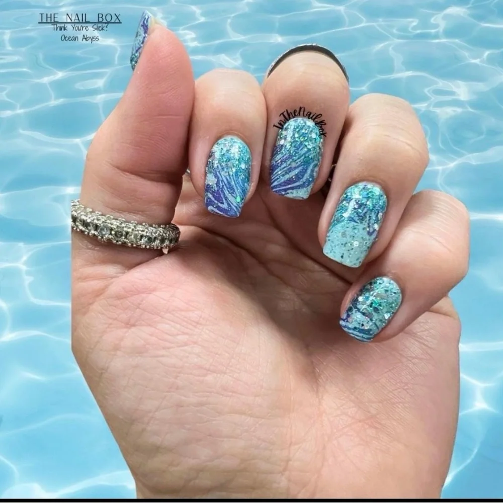 Color Street frosty blue